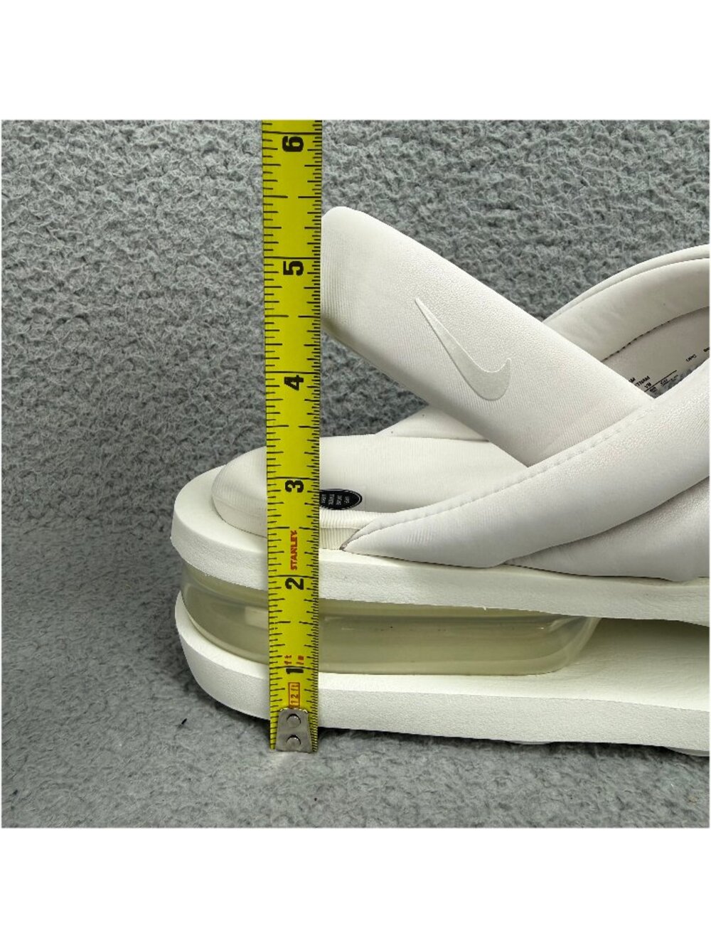 Nike Air Max Isla Sandals Womens 9 Shoes Summit White Platform Chunky Slingback - Picture 10 of 10
